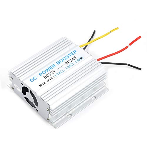 KIMISS Power Converter, 12V a 24V Fuente de alimentación para automóvil Step Up Converter Inverter 15A