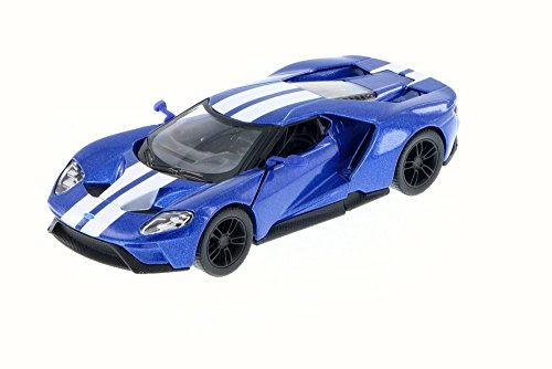 Kinsmart Ford GT 2017 Modelo de Coche Diecast Metal 1:36 Escala Puertas de Apertura Interior detallado Pullback Go Action.