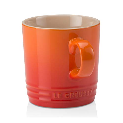 Le Creuset Taza con asa, 350 ml, Cerámica de gres, Altura 12 cm, Volcánico