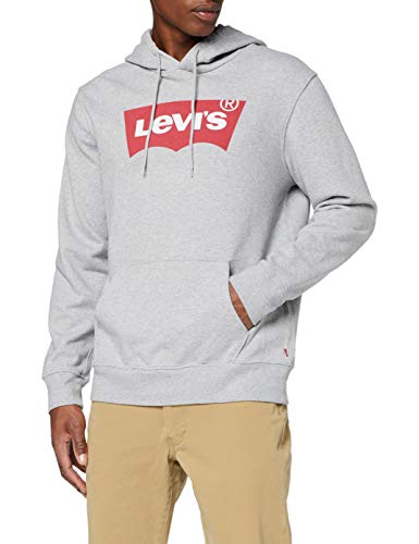 Levi's Graphic Hoodie B Capucha, Hm Po Co Midtone Heather Grey, M para Hombre