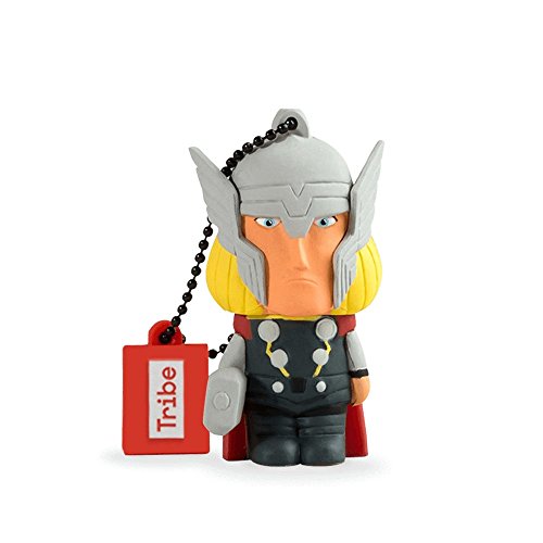 Llave USB 8 GB Thor - Memoria Flash Drive 2.0 Original Marvel Avengers, Tribe FD016403