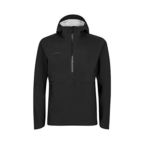 Mammut Albula - Chaqueta con Capucha y Media Cremallera para Hombre, Unzutreffend, Verano, Hombre, Color Negro, tamaño Small