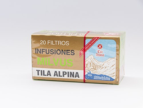 Milvus Tila Alpina 20 Filtros Con Petalos De Azahar Envase De 20 Filtros 100 ml