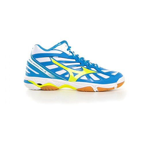 Mizuno Wave Hurricane 3 MID – Zapatillas de voleibol para hombre – V1GA174544 (EU 47 – CM 31 – UK 12 – US 13)