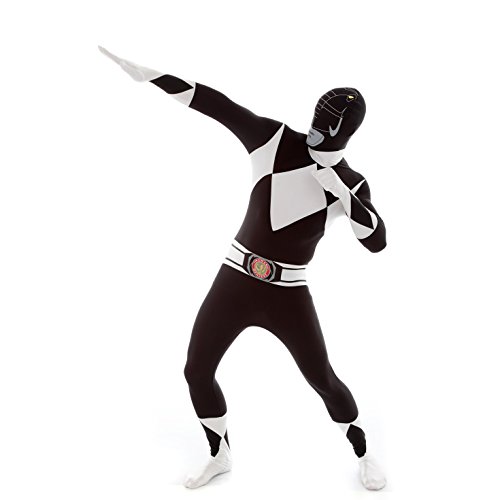Morphsuits Disfraz de Power Rangers para hombre, talla L, color negro