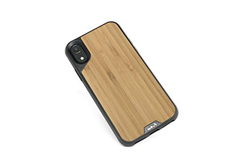 Mous - Funda para iPhone XR - Limitless 2.0 - Madera de Bambú - Protector de Pantalla Incluido