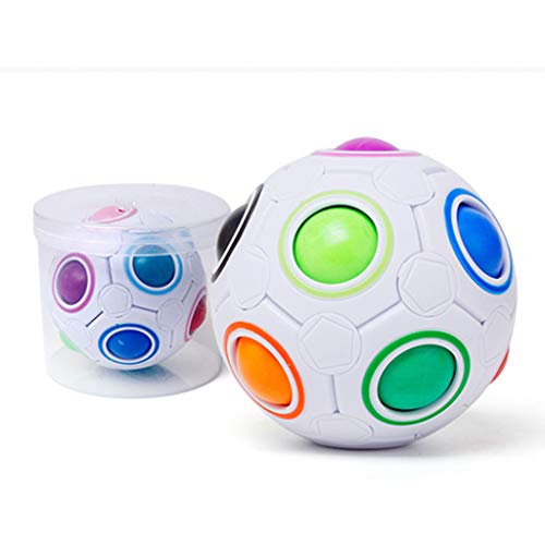 niumanery Magic Ball Toy Fidget Rainbow Puzzle Magic Ball For Concentration Kids Gift