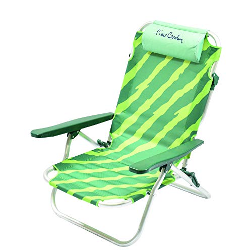 Pierre Cardin, Verde, línea Haiti, Playa Plegable París, Playa, 53 x 62 x 77 cm