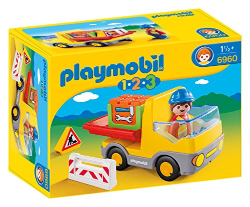 PLAYMOBIL- Construction Truck Kipper Playset, Color (6960)