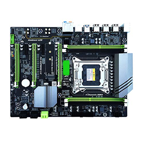 PTMD X79T LGA 2011 - Placa base para ordenador de sobremesa DDR3 con soporte de 4 canales M.2 SATA 3.0 USB3.0 para In-tel