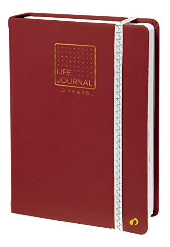 Quo Vadis Life – 1 agenda diaria cuaderno 21 terracota – Duración 3 años – 15 x 21 cm