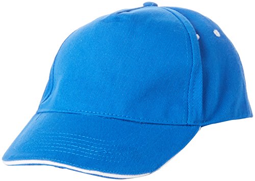 Regatta Amston 5 Panel Cap with Sandwhich Peak Gorra de béisbol, Azul (Oxford Azul/Blanco), One Size (Size:Single Size) para Hombre