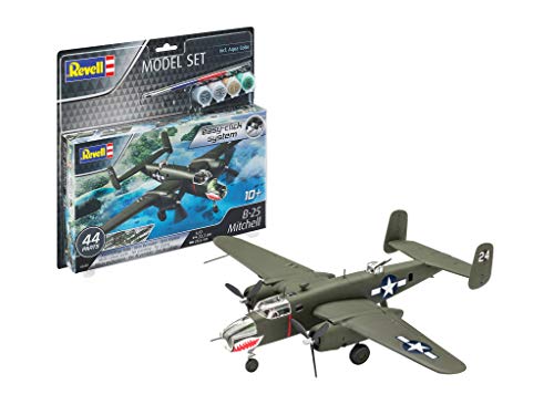 Revell Set B-25 Mitchell Kit de Modelos de plástico, Multicolor, 1/96 (63650)