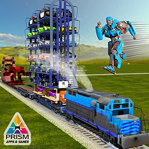 Robot Músculo Coche Transformando Tren Transporte Magnate Inteligente Grua Conducción Estacionamiento Aventuras Juegos Gratis por Niños