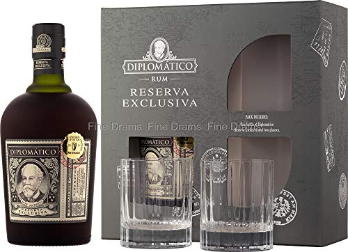 RON RESERVA EXCLUSIVA 70 CLASS SET GIFT PACK 2 VIDRIO