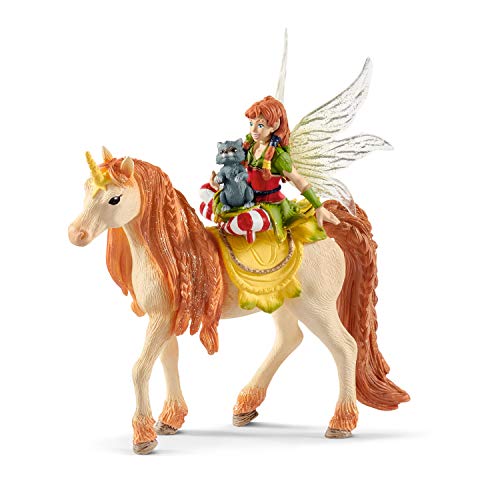 Schleich - Figura Hada Marween con Unicornio brillante, 18 cm