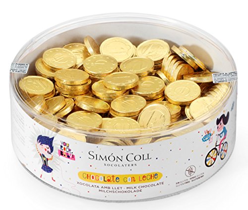 Simon Coll Monedas Chocolate Red, 50 g