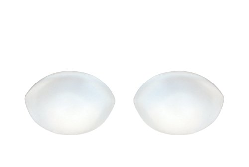 SODACODA - 150g / par - Insertos de Silicona de Forma Ovalada - Reforzador de Senos para Sujetadores, Trajes de baño, Bikini - para Copas A, B, C y D - Transparente