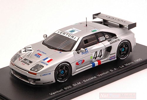 Spark Model S2263 Venturi 600 SLM N.44 NC LM 1995 BELMONDO-TREVISIOL-GOUNON 1:43 Compatible con