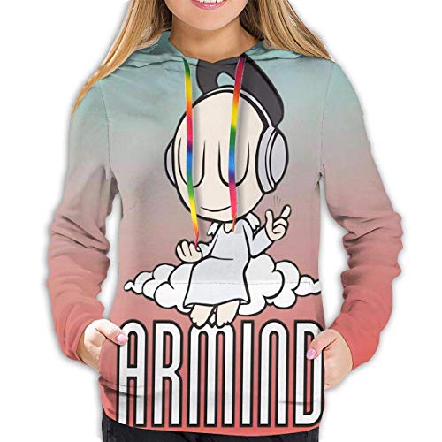 Sudadera con capucha estampada 3D Armin Van Buuren Imagine con capucha y bolsillos con cordón para mujer