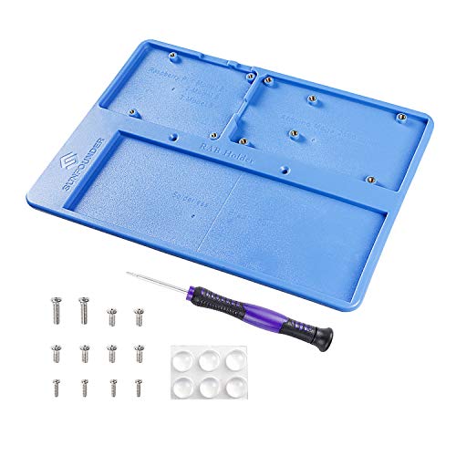 SunFounder RAB 5 in 1 Breadboard Holder Base Plate Circuit Board Screws for Arduino R3 Mega 2560, Raspberry Pi 4B 3 Model B,2 Model B and 1 Model B+ 400 800 Points Breadboard Jumper Dupont Wires