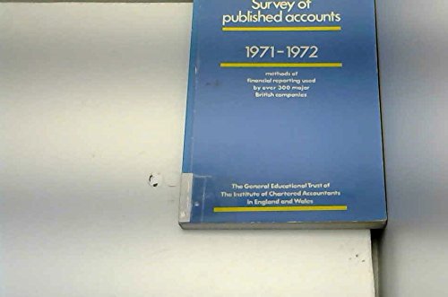Survey of Published Accounts 1971-72