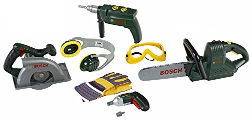 Theo Klein-8512 Bosch Set Grande Para Obreros De Construcción, Juguete, Multicolor (8512)