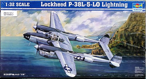 Trumpeter 2227 - Maqueta de Lockheed P-38L-5-LO Lightning [importado de Alemania]