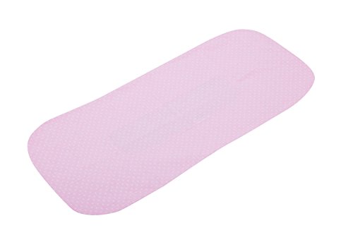 Vizaro - Sábana Bajera para Colchón de Capazo de Carrito de Bebé 70-80x30-35cm - Algodón Puro - Hecho UE, OekoTex - Rosa