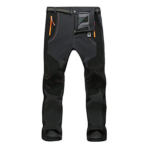 VPASS Pantalones para Hombre,Pantalones de Trekking Softshell Pantalones Impermeables Resistente Pantalones de Escalada Trabajo Pantalones Trabajo Pantalones Jogging Pants