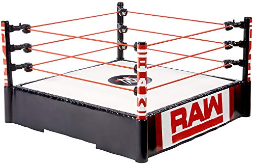 WWE Raw Ring de Combate de Los Luchadores de la WWE, Juguetes Niños 6 Años (Mattel GDB87)