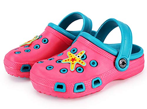 Zuecos Unisex Niños Lindo Sandalias de Playa y Piscina Infantil Niña Niño Antideslizante Zapatillas Verano Zapatos de Jardín Agua