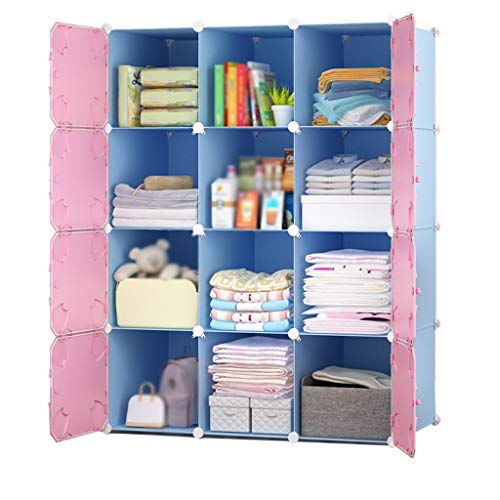 Zzg-2 Armario para niños, combinación de plástico, Caja de Almacenamiento de múltiples Capas, gabinete para Acabado de Calcetines, 75-147CM (Color : C-111 * 47 * 147CM)