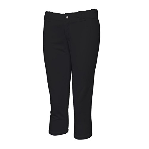 3N2 Pantalones clásicos de Softball para Mujer - Negro - Youth Medium