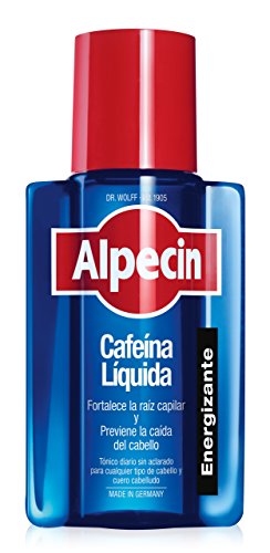 Alpecin Cafeína Líquida, 1 x 200 ml – Líquido anticaída – energía pura para las raíces