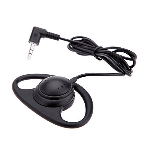 Andoer Auriculares mono de doble canal, conector jack de 3,5 mm para ordenador portátil, PC, Skype, VoIP ICQ