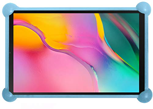antber Funda Tablet 10.1 Universal Silicona Valida para Todas Las Tablets de 10.1" Compatible con Tablet Samsung Tab a 10.1 2019 Huawei mediapad t5 (Azul)