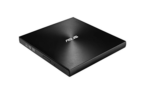 ASUS SDRW-08U9M-U - Grabadora de DVD Externa 8X,USB Tipo C + Tipo A, Compatible con Mac, 13.9 mm ultradelgada, compatibilidad con M-Disc, encriptación de Disco, Nero Backitup, E-Green, E-Media