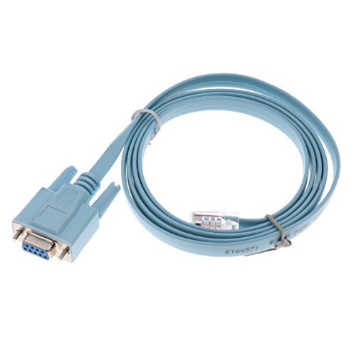 B Blesiya 1.8M 9pin a RS232 Consola Cable Adaptador de Red LAN Ethernet Serie Hembra