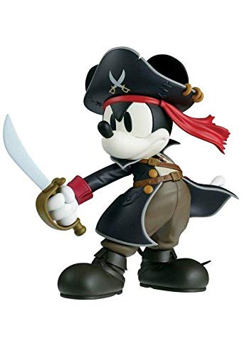 BANPRESTO OFFICIAL Figuras Mickey Mouse Pirate Style DXF Jack Sparrow Disney vestido negro