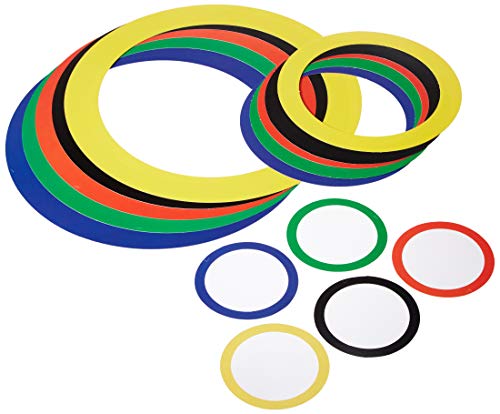 Beistle Company Sports Party Rings (asstd colors) Party Accessory (1 count) (15/Pkg) (disfraz)