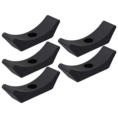 BESPORTBLE 5 soportes para mancuernas de 140 mm, de plástico, 3 capas, soporte para mancuernas, soporte para pesas para casa, gimnasio