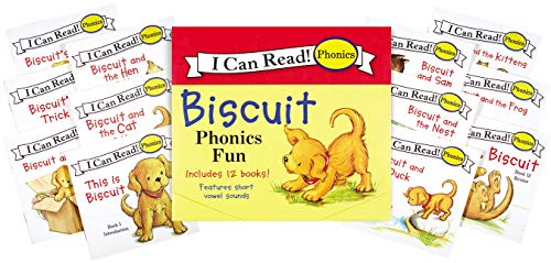 Biscuit Phonics Fun: Includes 12 Mini-Books Featuring Short and Long Vowel Sounds (My First I Can Read, Phonics: Biscuit)