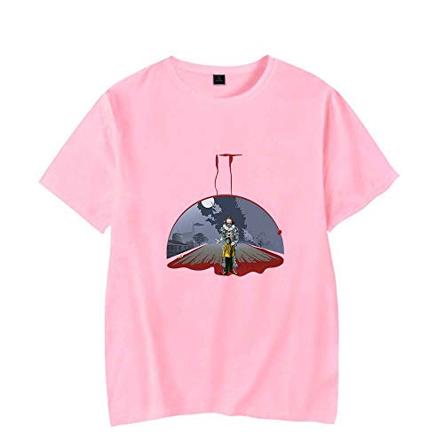 Camiseta de Manga Corta Estampada con el capítulo 2 Pink D S