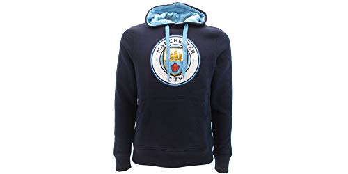 Citizens Sudadera original con logotipo de Gran Sky Blues – Equipo de fútbol inglés – Tallas de niño (7/8 años)