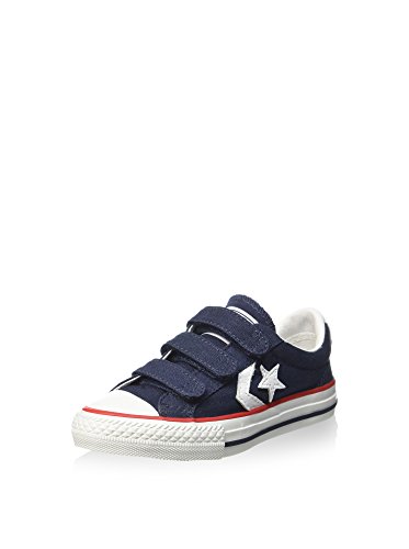 Converse Star Player EV - Zapatillas infantiles de lona, AZUL OSCURO, 19