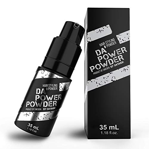 Da'Dude Da'Power Powder，Polvos Voluminizador Pelo，Polvo voluminizador cabello fácil y rápido con excelente acabado mate