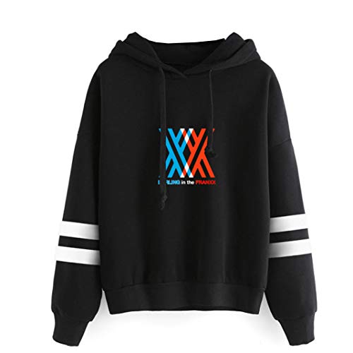 DARLING in the FRANXX Sudaderas Casual pulóver sudadera suéter prendas de vestir exteriores for adultos de manga larga de moda deportiva silvestres calentar hombres y mujeres DARLING in the FRANXX Sud