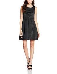 Darling London Rosalind Flared Dress Vestido, Negro, 36 para Mujer