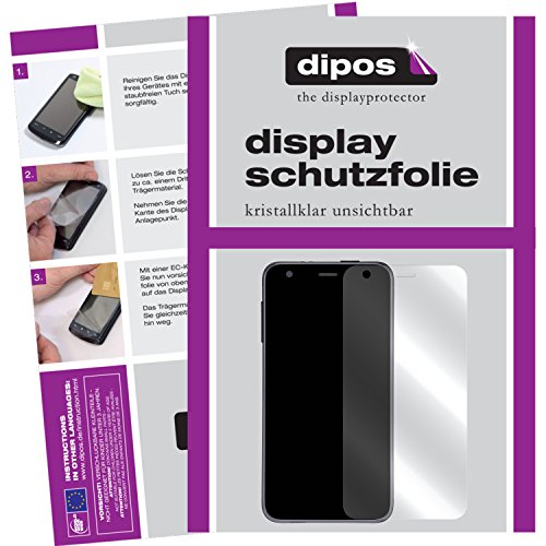 dipos I 2x Protector de Pantalla compatible con Samsung Galaxy C9 SM-C9000 pelicula Protectora Claro